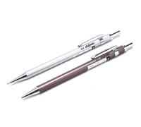 1pc Colore Casuale 0. 5mm Ferro Pressa Automatica Penne per Studenti Scrittura Disegno Ufficio Forniture Scuole Metallo Matita Meccanica Cancelleria