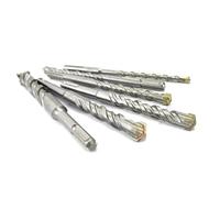 1Pc Concrete Plus bit Testa di taglio trasversale Martello a doppia coclea 110mm 160mm 200mm Muro di mattoni Blocco Martello elettrico Punta for muratura(6mm,200mm)