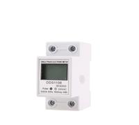 1PC Contatore di Energia Elettrica 2P Display Digitale LCD Monofase Su Guida DIN installare Contatore Elettrico A 2 fili Wattmetro di Potenza AC230V60Hz(5-80A)