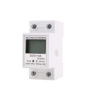 1PC Contatore di Energia Elettrica 2P Display Digitale LCD Monofase Su Guida DIN installare Contatore Elettrico A 2 fili Wattmetro di Potenza AC230V60Hz(5-80A)