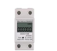 1PC Contatore di Energia Elettrica 2P Display Digitale LCD Monofase Su Guida DIN installare Contatore Elettrico A 2 fili Wattmetro di Potenza AC230V60Hz(5-80A)