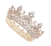 1pc corona fashioncine fascia di testa di rinestone fascia da donna corona e diadema coperto di sposa di gioielleria di gioielli di strass per matrimoni bride per capelli per capelli pelo sposa