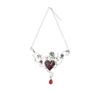 1pc cravatta retrò gotico testano teschio olio gocce di caduta di cristallo per