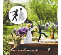 1pc Creative Wedding Party Cake Resin Toppers Decorazione per torta per adornare