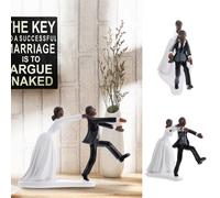 1pc Creative Wedding Party Cake Resin Toppers Decorazione per torta per adornare