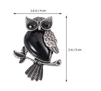 1PC Creativo Spilla a forma di gufo Spilla di cristallo Spilla di moda Spilla a