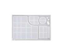 1pc Crystal Epoxy Mirror Silicone Mold Makeup Tray Ashtray Decoration Diy Handmade Making Craft/YY