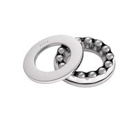 1pc cuscinetto a sfere reggispinta 8204 con sedi piatte, diametro interno 20mm, diametro esterno 40mm, altezza 14mm