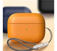 1Pc Custodia per Auricolari Custodia in Pelle PU Custodia Protettiva di Lusso Texture Wireless Cuffia Box Shell Sacchetto di Immagazzinaggio per Adulti