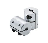 1PC D20 L30 High Precision Rigid Coupling Aluminium alloy Shaft Coupler 4 M3 Screw For CNC Stepper electronic starter Accessories parts NWPNLXEA(D20L30-6.35X6.35)