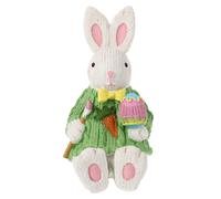 1pc Decorazione del desktop per la casa Ornamento del coniglio di Pasqua Resina