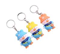 1PC della Resina Anatra Animale Portachiavi per Il Regalo dell'amico Cute Panda Cane Gatto Coniglio del Pendente del Sacchetto Accessorio Portachiavi Auto Portachiavi K69 Practical Treatment