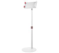 1pc Desktop Telephone Storage Rack Stand Tablet Support Rack (White)