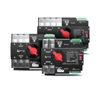 1pc Din Rail 3 phase 3P L N 220V-230V 125A Dual Power Automatic Transfer Electrical Selector Switch CZMDKEXM