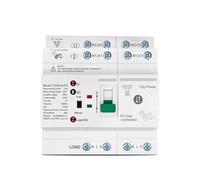 1pc Din Rail ATS L N 230V Small Dual Power Automatic Transfer Electrical Selector Switches 4P 63A TOQ6 PV WERQKJXCZ