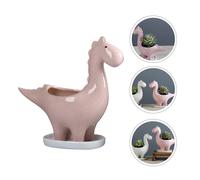 1pc Dinosaur Ceramica Pot Pot Pot Pot Pot Pot Piante Piante Flowerpot Home Decor