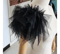 1PC Donna Increspata Rete Tulle Spallina Spilla Matrimonio Abito Decor Carnevale