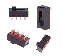 1PC DSE-2310 Pointed Pins 8 FeetS 3 Files 8A250V Toggle Switch Black Slide For Hair Dryer Parts