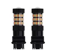 1Pc Dual Lampadina a colori 7000K-8000K Lampadina di direzione a LED di ricambio auto camion rimorchio roulotte camper universale luci freno di retromarcia DRL lampadina di guida, bianco e ambra