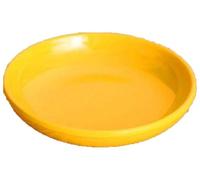 1Pc Durevole Piccolo Rotondo Sushi Salsa Spezie Dip L Gourmet Snack Piatto Di Servizio Salsa Di Soia Piatti Da Stoviglie per Antipasto, BBQ E Cena Festa Salsa Gialla