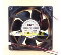 1PC EEET FD4812385B2 48V 0.25A 12CM 12038 2-wire cooling fan