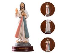 1pc Eid -Fitr Resin Gesù adornment Desktop Ornament Decor (White)