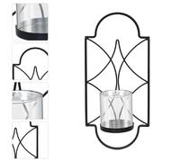 1pc Exquisite Iron Art Candeliere Decorazione da parete in stile retrò con