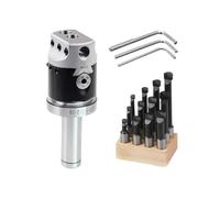 1PC F1 2/3/4 pollici 50/75/100mm F1 tipo testa di alesatura 12/18/25mm tornio barra di alesatura supporto di fresatura for fresatrici utensili chiave(BT40-(F1-50))