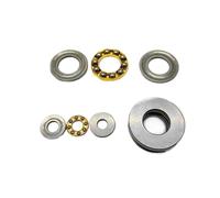 1pc F2-6M F2.5-6M F3-8M F5-10M F6-12M F7-15M F8-16M F10-18M F12-21M F12-23M Mini 3-in-1 aereo assiale cuscinetto a sfere cuscinetto assiale(F6-12m 6x12x4.5)