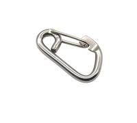 1PC fibbia di sicurezza for immersione in acciaio inossidabile moschettone a forma anello a D multiuso fibbie appese gancio accessori for kayak(M10)