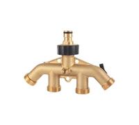 1Pc Filettatura Femmina 3/4 "In Ottone 4 Vie Tubo Da Giardino Deviatore NPT Tipo Y Connettore Del Rubinetto Irrigazione Forniture di(Type 2)