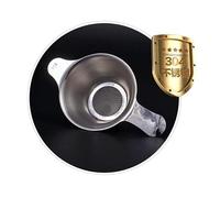 1PC Filtro da tè in acciaio inox a maglia fine cinese Kungfu foglia di tè imbuto filtro per tè caffè accessori da cucina ToolsDesign pratico e durevole