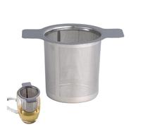 1pc Filtro per tè in Acciaio Inox,Infusore Per Tisane, 304 Acciaio Inox Filtri Per Tisane Con manico,infusore tè per the sfuso,colino/Tazza/Teiera/Bollitore