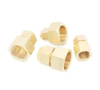 1PC Fit Tube O.D 6mm -1/8" BSP Female Brass Tube Pneumatic Flare Fitting with Nut