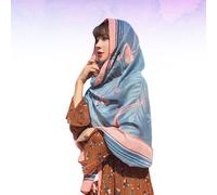 1pc Flamingo Pattern Summer Vacation Beach Protezione solare Telo mare oversize