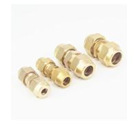 1PC Flare Fit Tube O/D 6mm-8mm Reduce Brass Connector Fitting With Nuts Refrigeration Air Conditioner