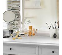 1pc Forma unica Palloni in cristallo Porta in metallo Desktop Desktop Adornment