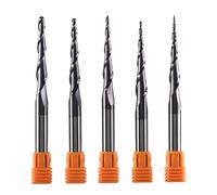 1PC Fresa in metallo duro solido 4mm 6mm 8mm Punta a sfera Frese coniche Punte del router CNC Cono Legno Metallo Fresa