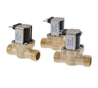 1PC G1/2'' Brass Electric Solenoid Valve DC 12v 24v AC220v For Solar Water Heater(220V_NORMAL CLOSE)