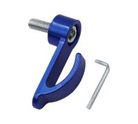 1PC Gancio for moto 5 colori Anti-usura Lega di alluminio puro 4,7 cm/1,6 cm Gancio for casco con foro singolo for moto(Blue)