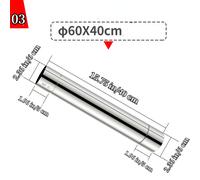 1PC Gas Acqua Riscaldamento Scarico Tubo 304SUS Dritto Ondulato Raccordo Argento