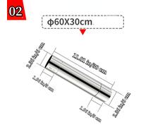 1PC Gas Acqua Riscaldamento Scarico Tubo 304SUS Dritto Ondulato Raccordo Argento