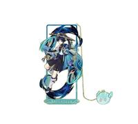 1PC Genshin Impact Figura Metallo Segnalibro Gioco Segnalibro con Catena (Wanerer)