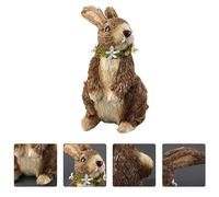 1PC ghirlanda pasquale piccolo coniglietto decorazione ornamento intrecciato a