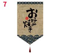 1PC Giapponese Corto Porta Tende Triangolo Da Mantovana Ristorante Decorazione