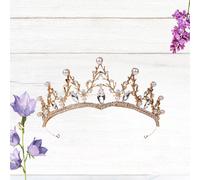 1pc gioielli per cristallini di cristallo corona di strass barocco per donne