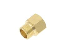 1pc giunto in ottone F/M 1/8 "1/4" 3/8 "1/2 BSP M10x1 filettatura maschio a femmina connettori for tubi in ottone adattatore accoppiatore in rame raccordo filettato(DN8 Female (1l4))