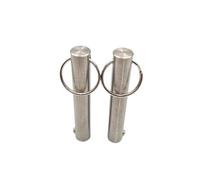 1pc goupille à dégagement rapide à bille unique en acier inoxydable Diametro 8mm, Lunghezza di serraggio 50mm