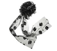 1PC Grande fiocco di pizzo nero fermaglio for capelli artiglio for capelli fiore fiocco dolce nastro forcina ragazza clip superiore accessori for capelli(Style2)