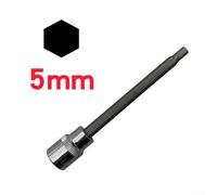 1Pc H3 H10 Adattatore Presa Esagonale Cacciavite Bit per 3/8 Pollice Drive Tool Acciaio Cromo Vanadio (H5)